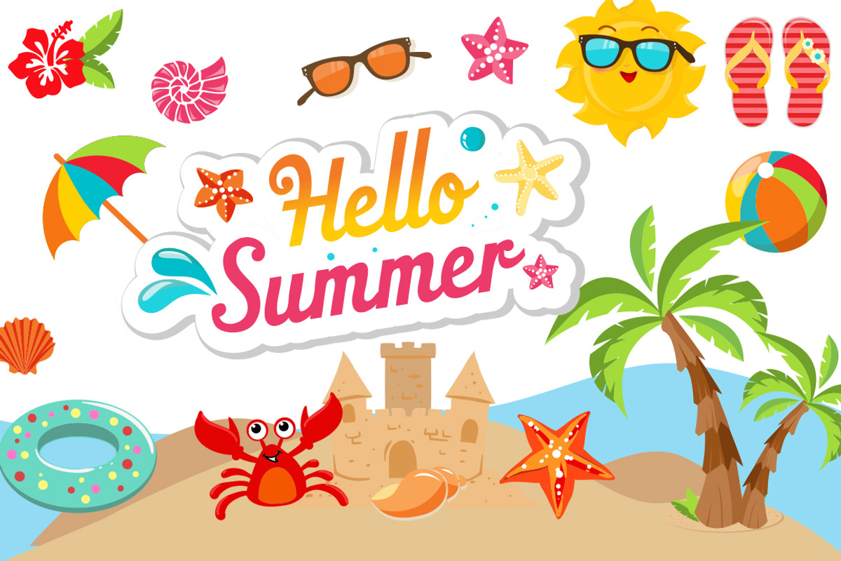 Summer Clipart Bundle - 126 cliparts, an Illustration by BlackCatsMedia (Photo 4 of 10)