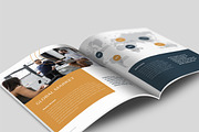 Blue Business Plan Company Profile, a Brochure Template by UICreative (Thumbnail 2 of 4)