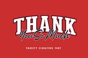 Varsity Signature a font Combination, a Slab Serif Font by Blankids Studio (Thumbnail 13 of 13)