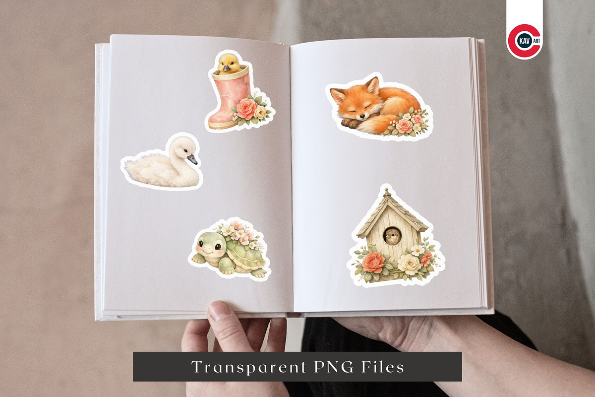 Spring Meadow Animals Clipart, an Animal Illustration by C-Kav (Photo 7 of 14)