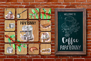 Watercolor Break Time Coffee, a Food Illustration by Graphobia (Thumbnail 6 of 12)
