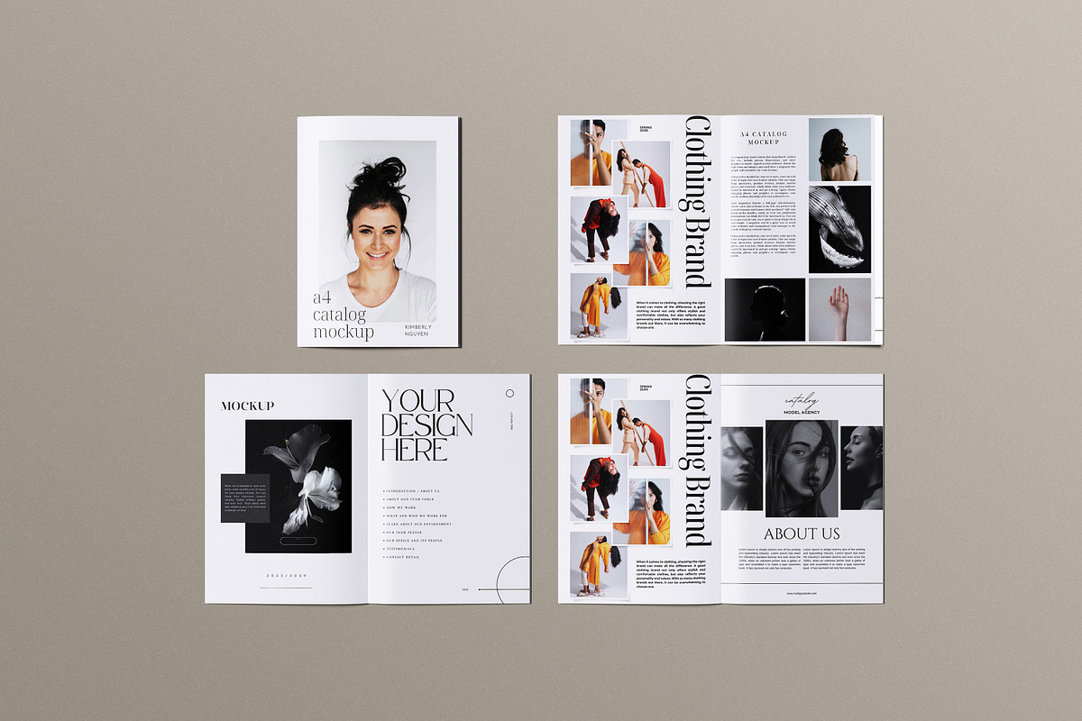 A4 Brochure / Catalog Mockup, a Books & Magazine Mockup by swsi-studio (Photo 6 of 6)