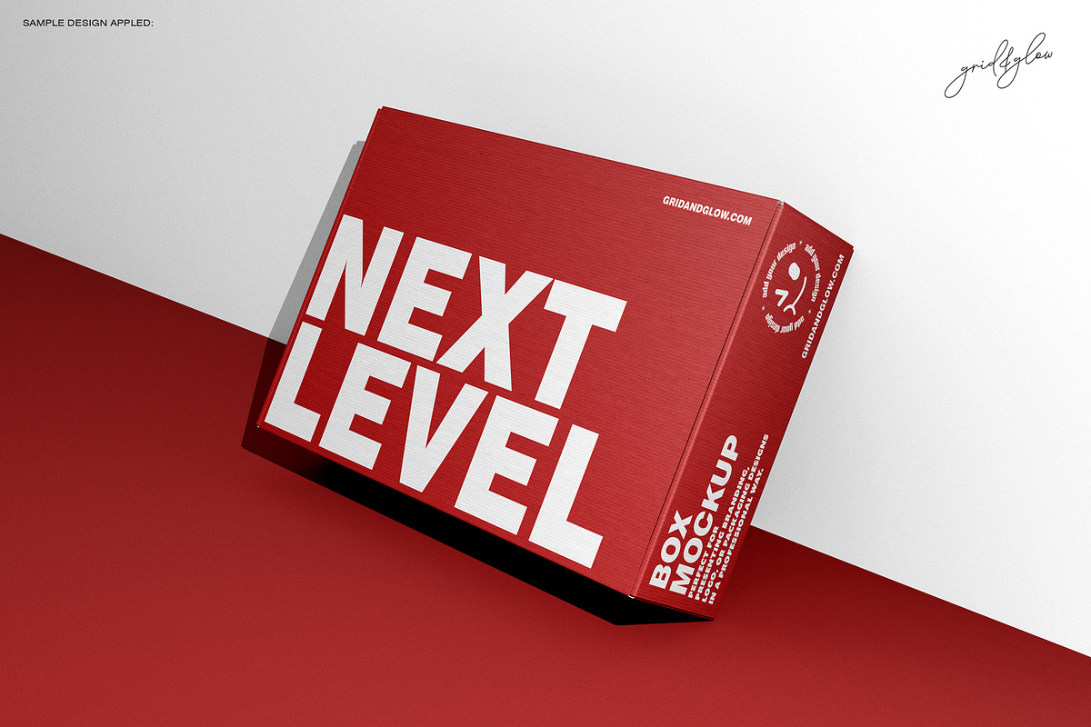 Mailing Box Mockup Set-1, a Packaging Mockup by Grid&Glow (Photo 9 of 10)