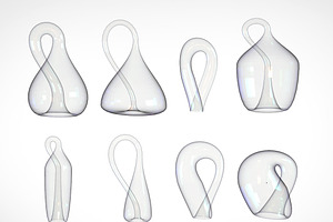 Klein Bottle - 8 Low-Poly 3D models, an Object 3D Model by Kseniya-Omega