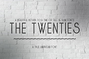 The Twenties - A True American Font, a Sans Serif Font by Thematthewhyatt (Thumbnail 1 of 3)