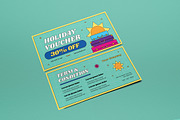 Travel Agency Voucher, a Card Template by graphicook (Thumbnail 2 of 3)