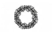 Decorative Nature Frame Silhouette, a Graphic by BIPLOB EXPERT (Thumbnail 6 of 8)