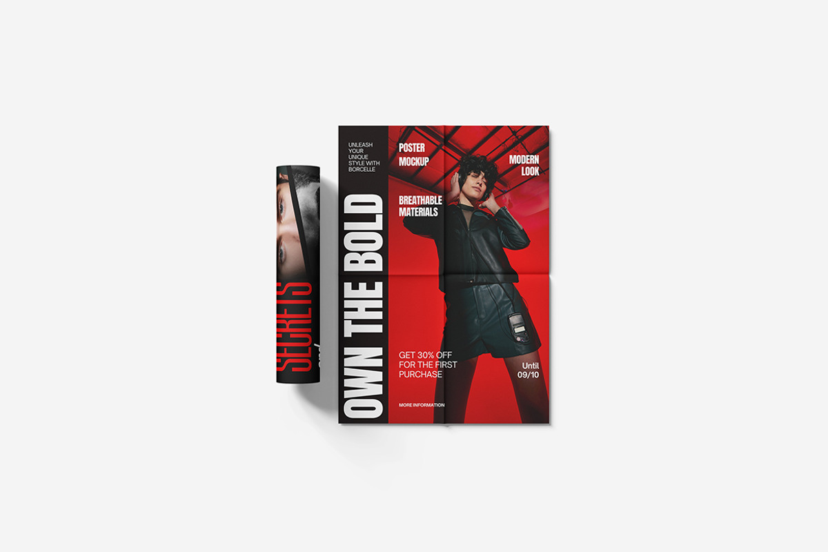 Poster Mockup, a Product Mockup by MrLetters (Photo 3 of 5)