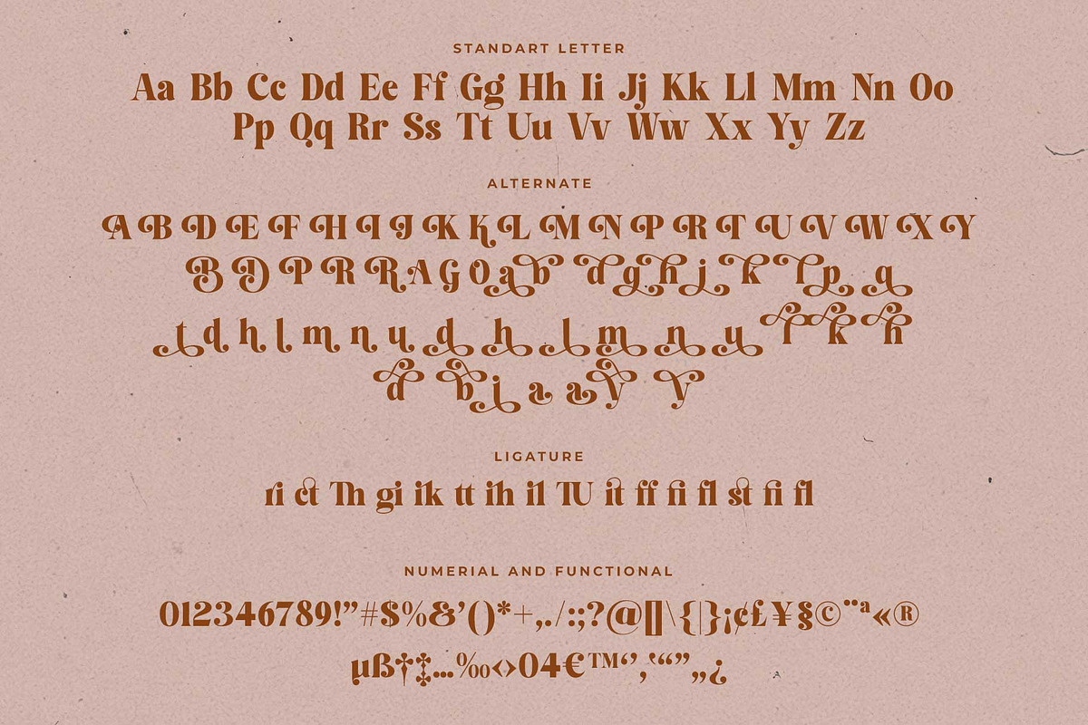 Beauty Rachela Beautiful Serif Font, a Serif Font by RantautypeStudio (Photo 16 of 17)