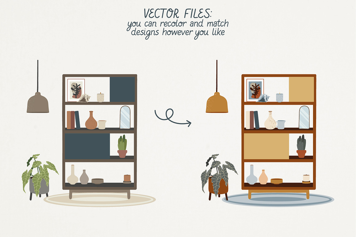 LIVING ROOM INTERIOR CREATOR & decor, an Animal Illustration by Alina Mubarak (Photo 5 of 7)