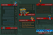 Robotman Game Sprites, an Animal Illustration by pzUH (Thumbnail 2 of 5)