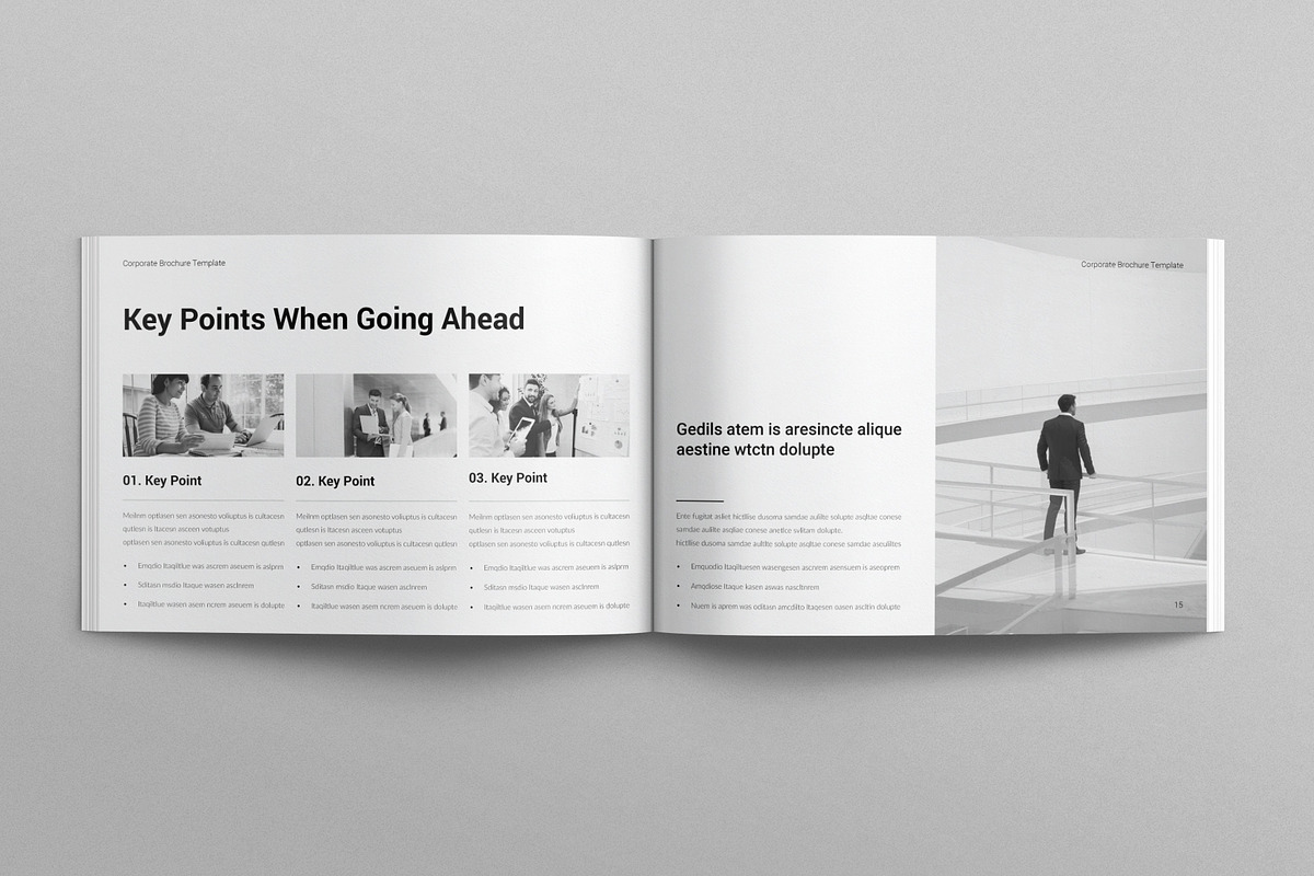 Corporate Brochure Landscape, a Brochure Template by E-Type (Photo 6 of 7)