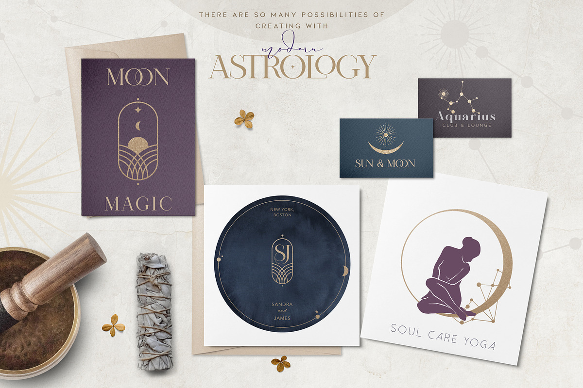Watercolor Zodiac Galaxy Collection, a Decorative Illustration by beehouse studio (Photo 10 of 13)