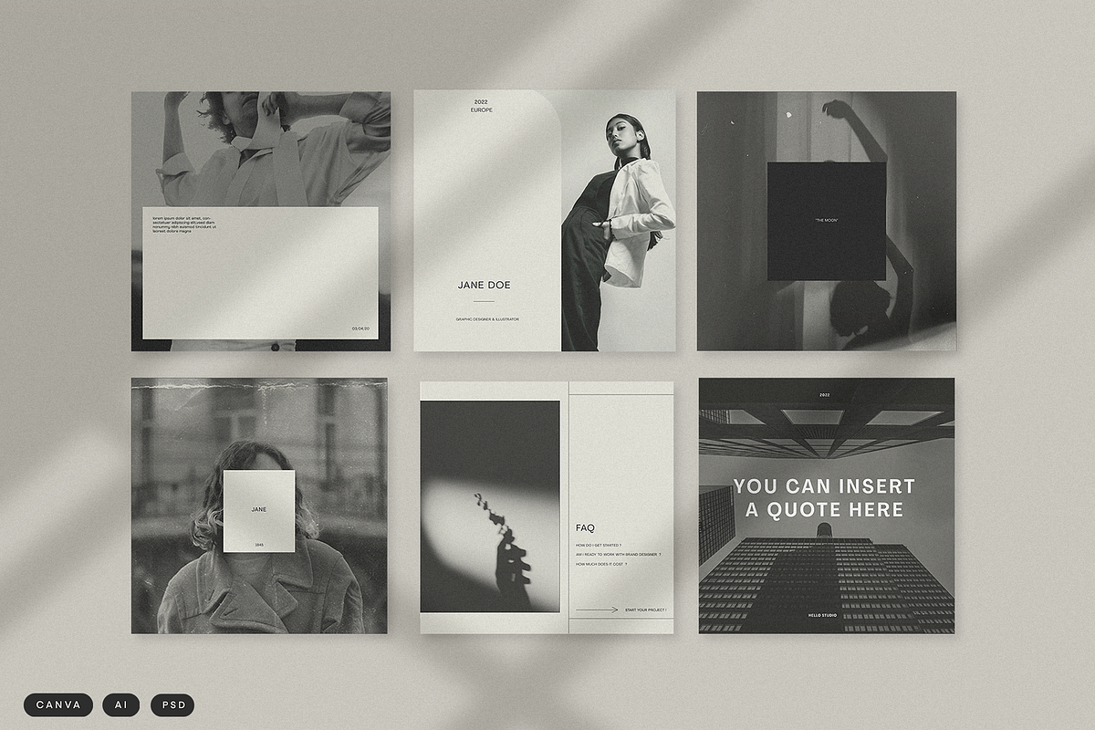 WILLOW - Social Media Templates, a Social Media Template by GRPXSTORE (Photo 5 of 7)