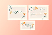 Clean Floral Wedding Suite, an Invitation Template by Neermana (Thumbnail 3 of 4)
