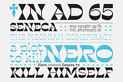 Blackest - 8 fonts, a Serif Font by Zetafonts (Thumbnail 5 of 14)