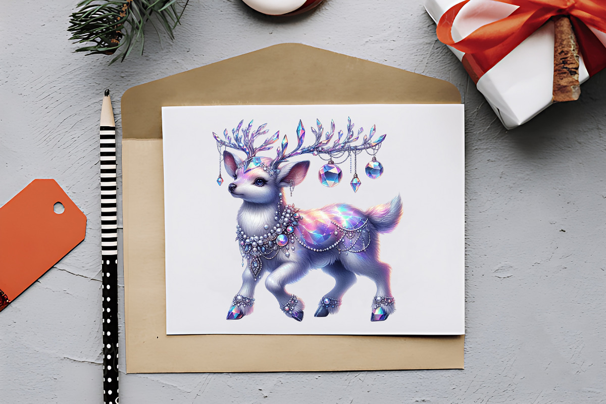 Iridescent Christmas Sublimation Png, an Illustration by RobertsArt (Photo 2 of 7)