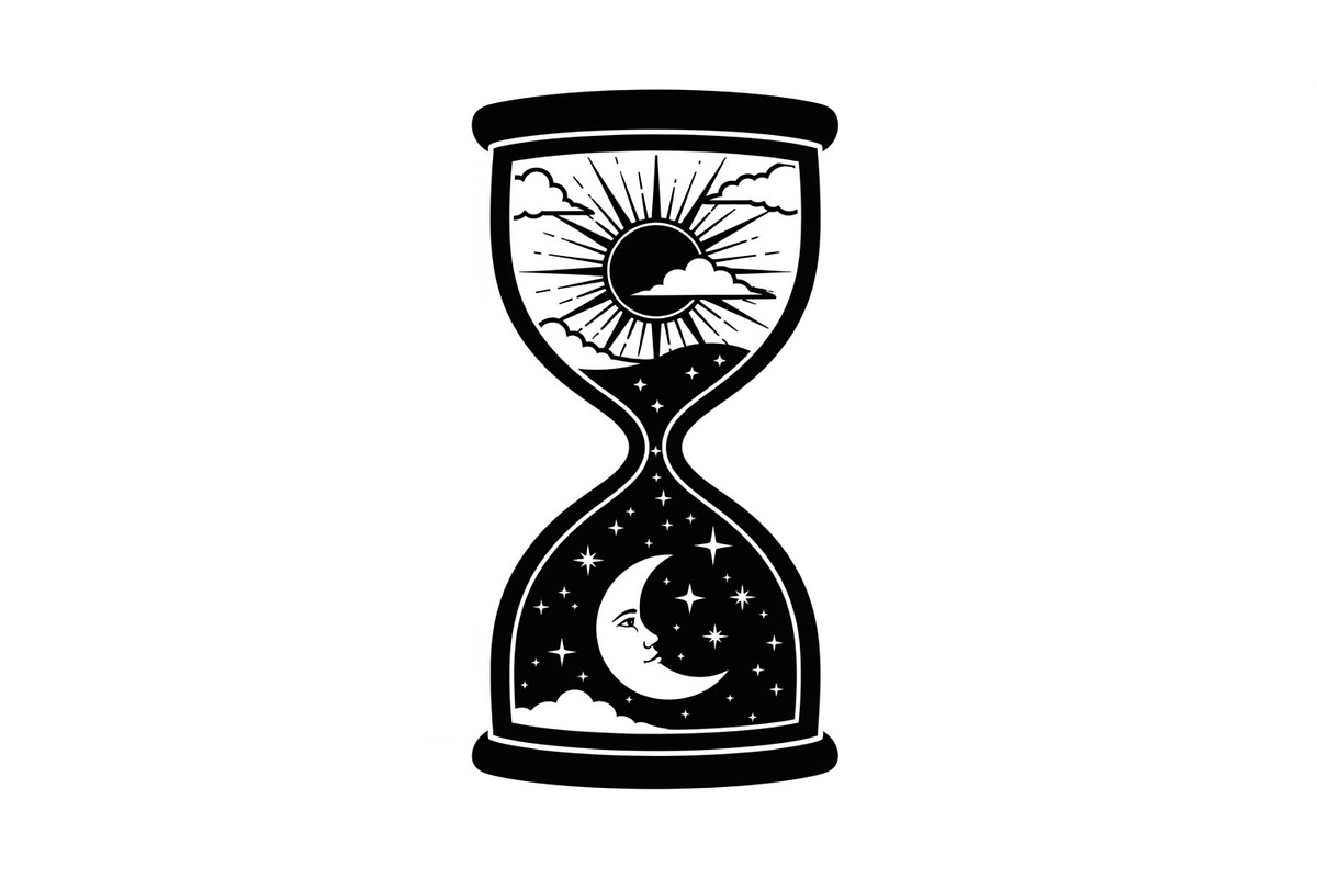Celestial Sun Moon Hourglass Bundle, an Illustration by Gaye Art (Photo 4 of 31)