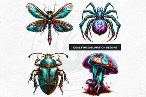 Techno Nature Clipart Set