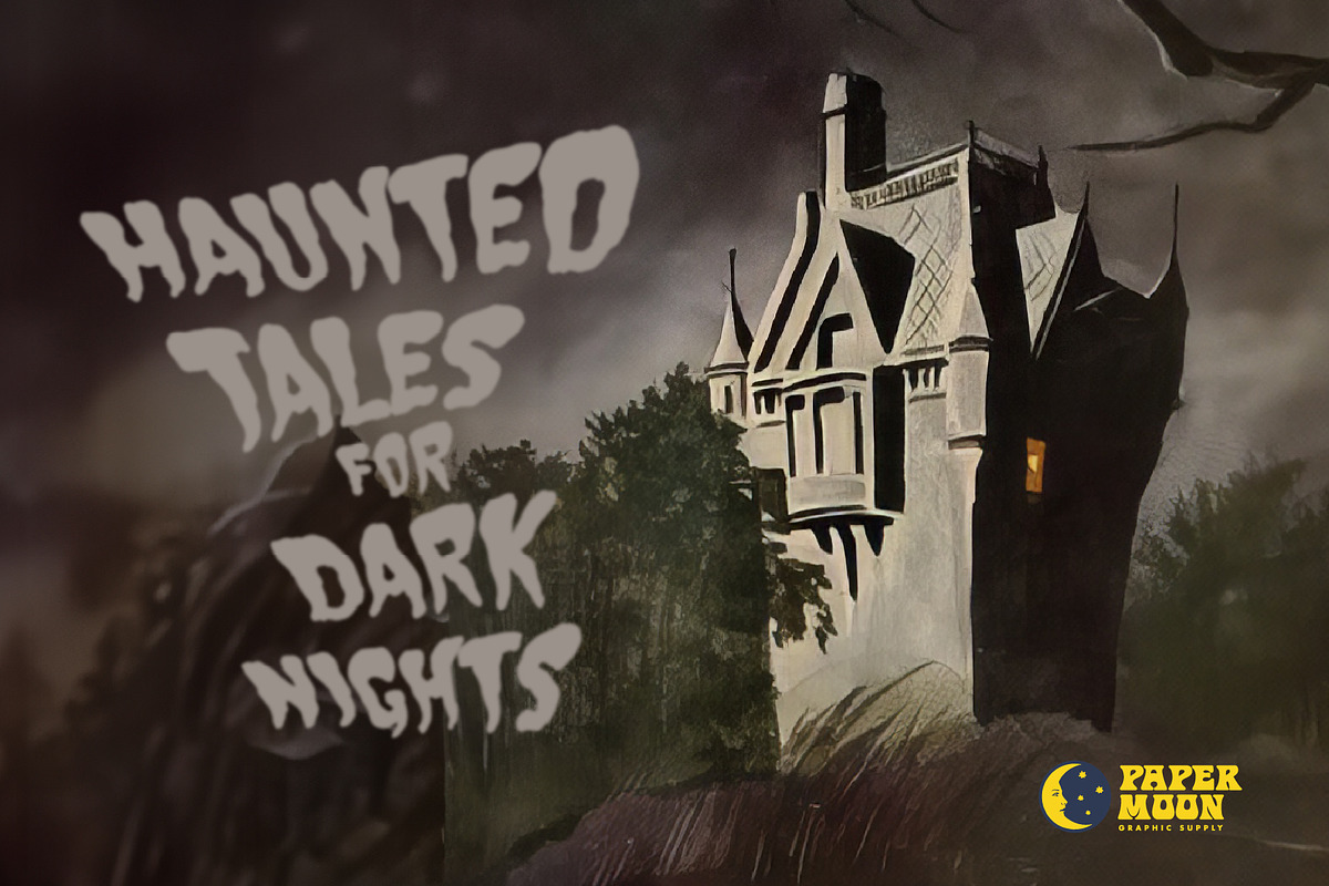 House of Spook Show Collection, a Handwritten Font by Paper Moon Graphic Supply (Photo 19 of 24)