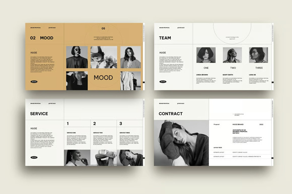 Brand Proposal Presentation Template, a Presentation Template by Fit-tee (Photo 8 of 8)