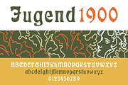 Jugend 1900 | A heritage font, a Serif Font by Jeffry Macpherson Visuals (Thumbnail 1 of 6)