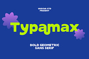 Typamax Geometric Sans Serif Font, a Sans Serif Font by Vadovastd (Thumbnail 1 of 7)