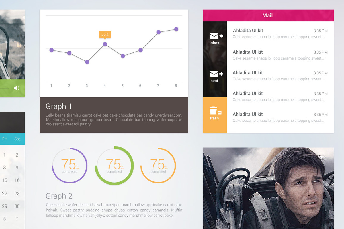 Ahladita UI Kit, an UI Kit Template by buatoom (Photo 5 of 5)