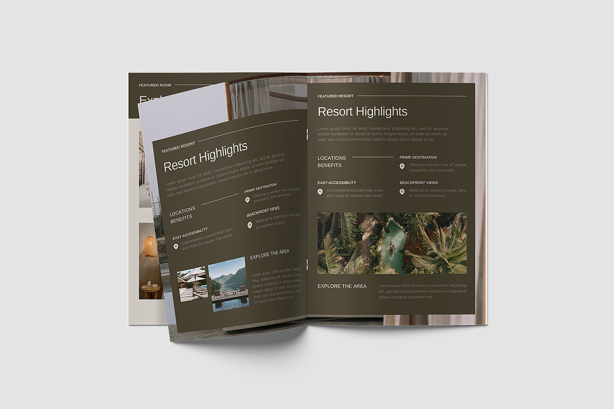 Project Resort Catalogue Template, a Brochure Template by TMint Play (Photo 5 of 8)