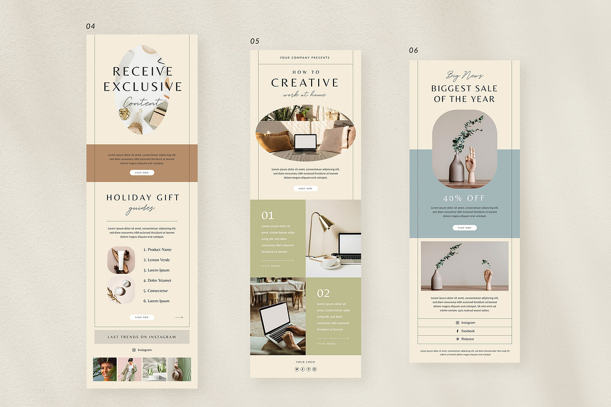 Enchanté Email Newsletter Template, an Email Template by Vynetta (Photo 4 of 7)