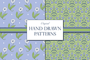 Blue and Green Boho Indian Patterns, a Pattern Graphic by RachelStudio (Thumbnail 5 of 10)
