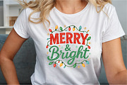 Merry and Bright Png Christmas Png, an Illustration by Sublimation Artist (Thumbnail 3 of 9)