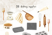 Baking Handpainted Collection, an Illustration by Cocoa studio by Eliza M (Thumbnail 3 of 11)