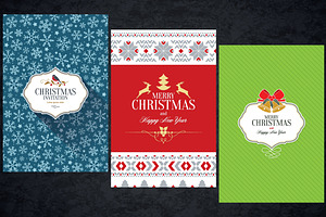 3 Christmas Greeting Cards