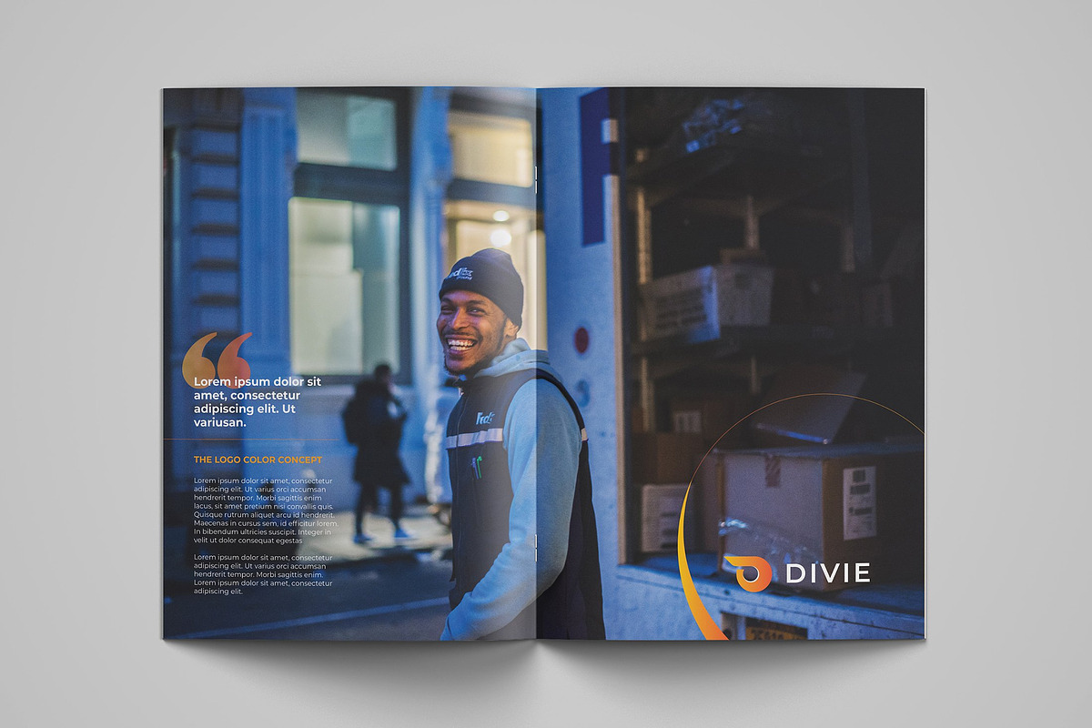 Brand Guideline Template, a Brochure Template by Template Shop (Photo 6 of 8)