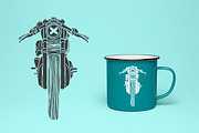 Vintage Hand-drawn Motorcycles, a Texture Illustration by dreamwaves (Thumbnail 3 of 4)