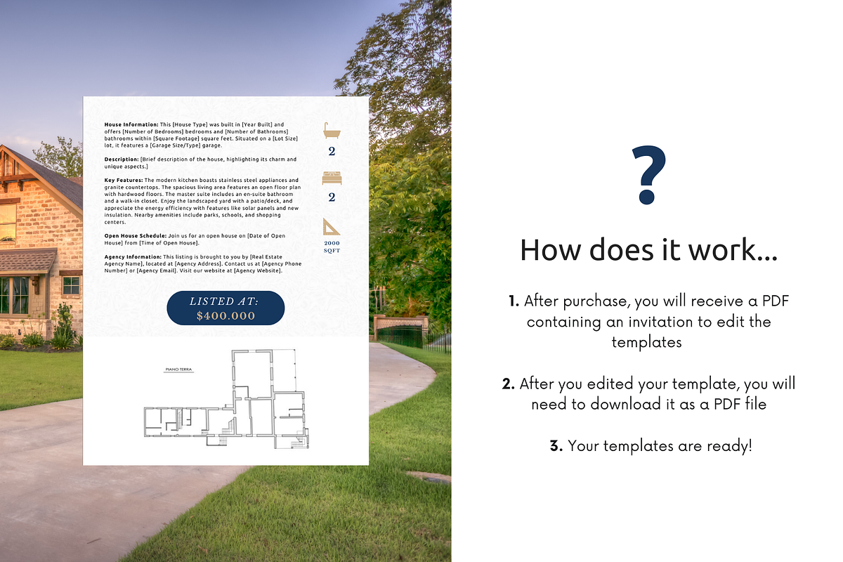 Property Brochure Template, a Brochure Template by PittaFinePrint (Photo 5 of 6)