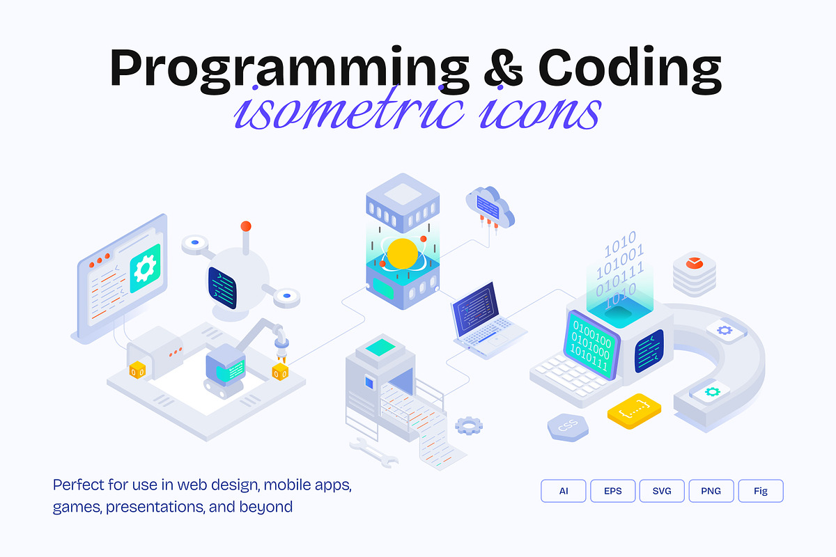 Programming and Coding Icons, a Duotone Icon by Vectors Market (Photo 1 of 8)