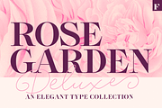 Rose Garden Deluxe Font Bundle, a Serif Font by Fenotype (Thumbnail 1 of 14)