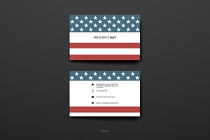 Presidents Day Business Cards