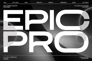 GC EPIC PRO Vol. II, a Sans Serif Font by Glyphonic