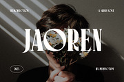 Jaoren Elegant Serif Font Typeface, a Serif Font by Perfectype (Thumbnail 1 of 10)