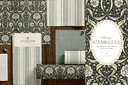 Arts & Crafts Floral Patterns Black, a Pattern Graphic by Eclectic Anthology (Thumbnail 2 of 10)