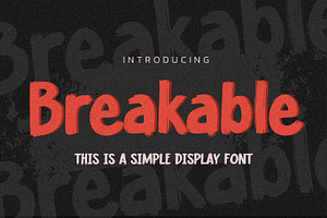 Breakable - This Is A Simple Display