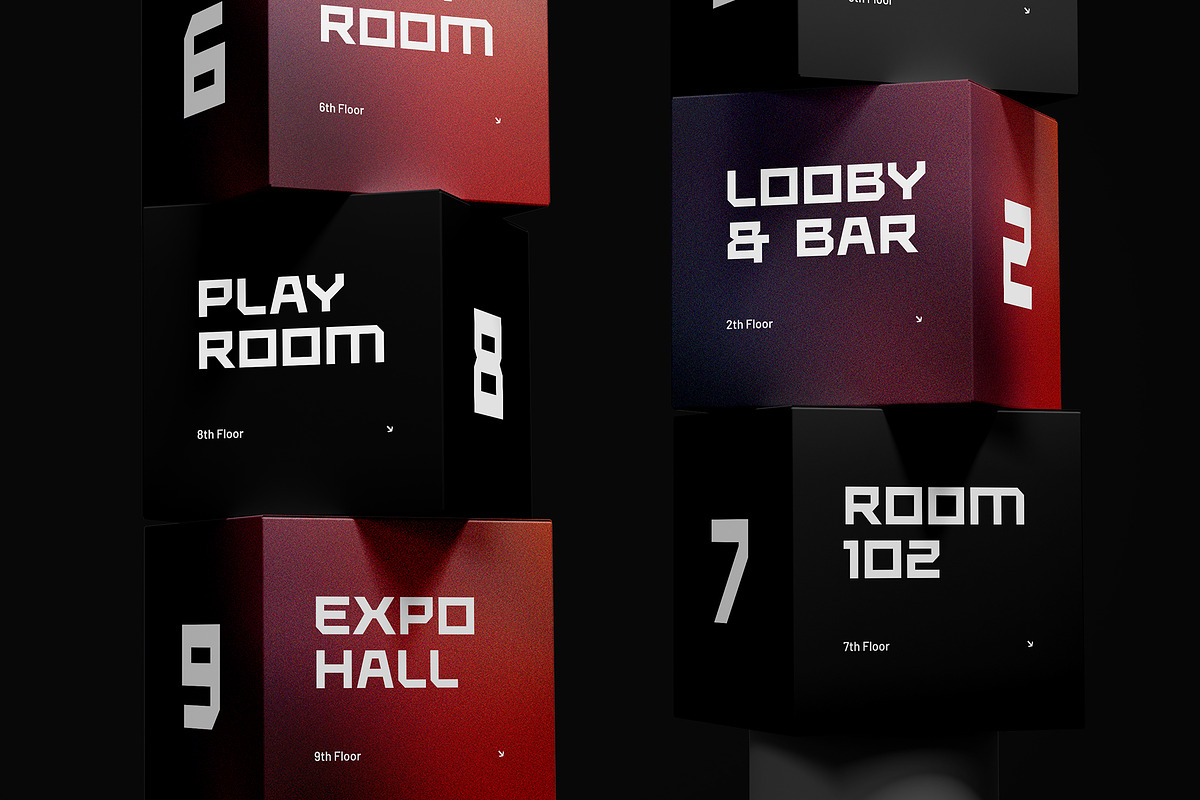 Clockyn - Futuristic & Bold Expanded, a Sans Serif Font by Typia Nesia (Photo 11 of 11)