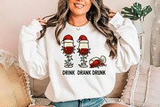 Funny Wine Christmas PNG, a Seasonal Illustration by YA Design (Thumbnail 2 of 4)