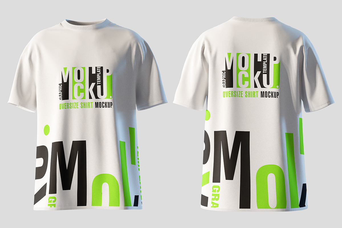 Oversize T-Shirt Mockup Sets, a Shirt Mockup by Artnivora.Std (Photo 1 of 4)
