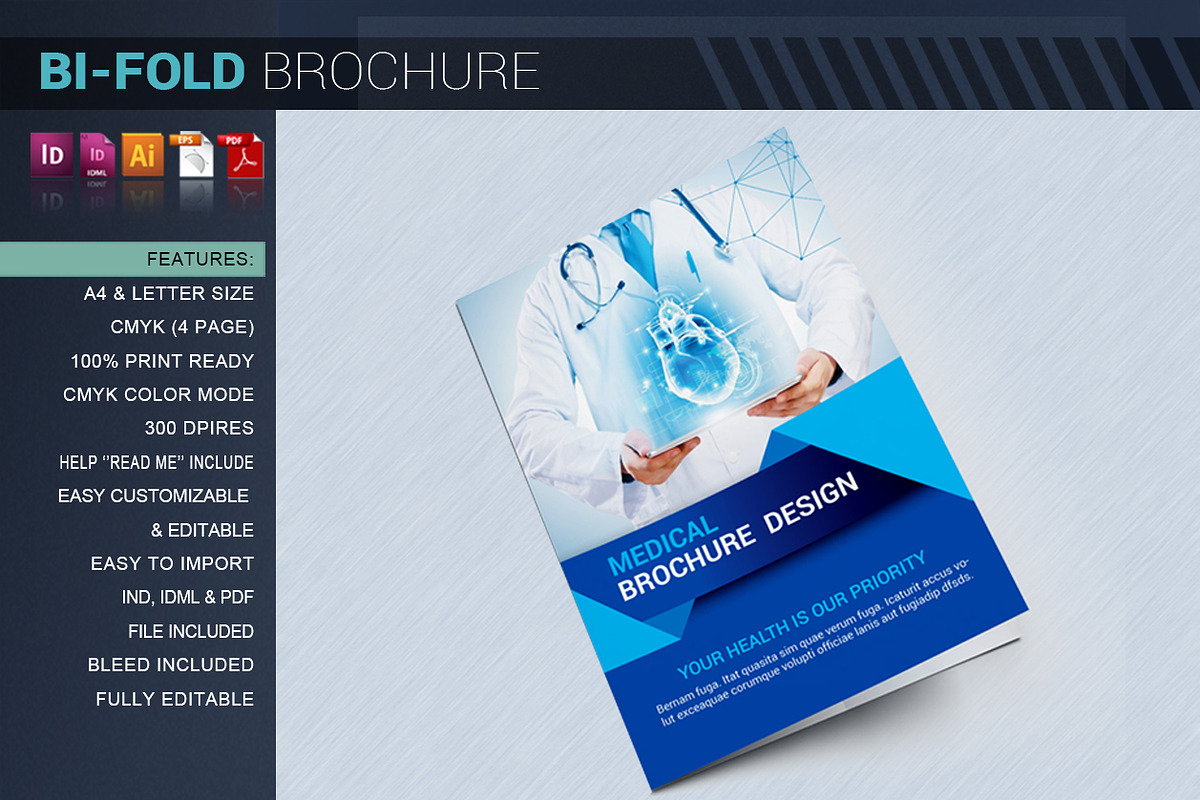 Medical Brochure, a Brochure Template by artico (Photo 1 of 3)