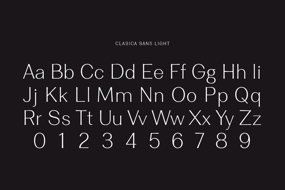 Clasica Sans preview 4