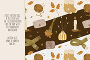 Cozy Autumn | Cliparts and Patterns, an Object Illustration by OkPen (Thumbnail 17 of 18)